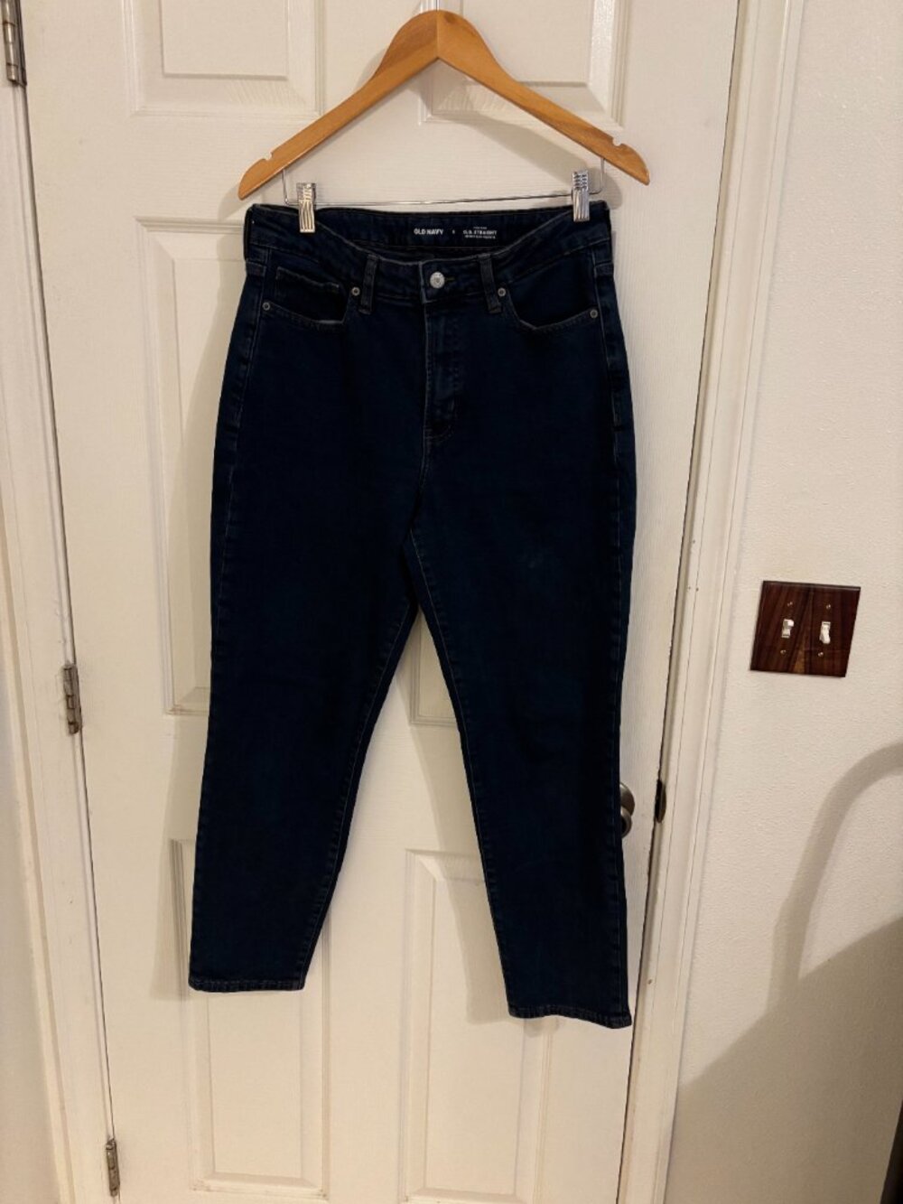 Old Navy Extra High Waisted Sky High Denim 8